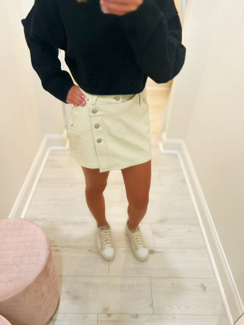 Free People Wynne Vegan Skirt