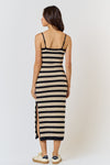 Eva Stripe Sweater Midi Dress