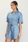 Sarah Chambray Romper