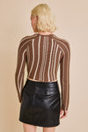 Coco Square Neck Striped Top