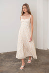 Moon River All Over Eyelet Midi Dress