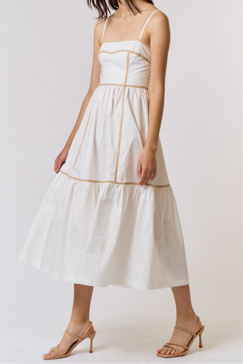 Marge Pleated Midi Dress