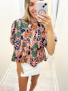 Jamie Deep Blush Multi Top