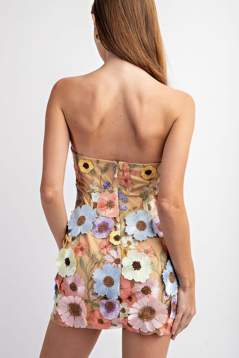 Taylor Flower Embroidery Dress