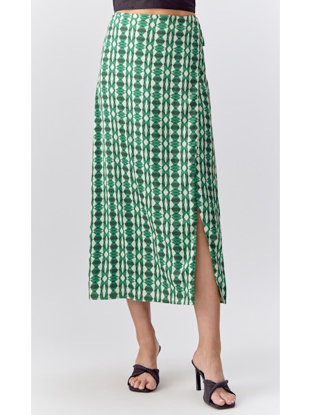 Meredith Wrap Midi Skirt