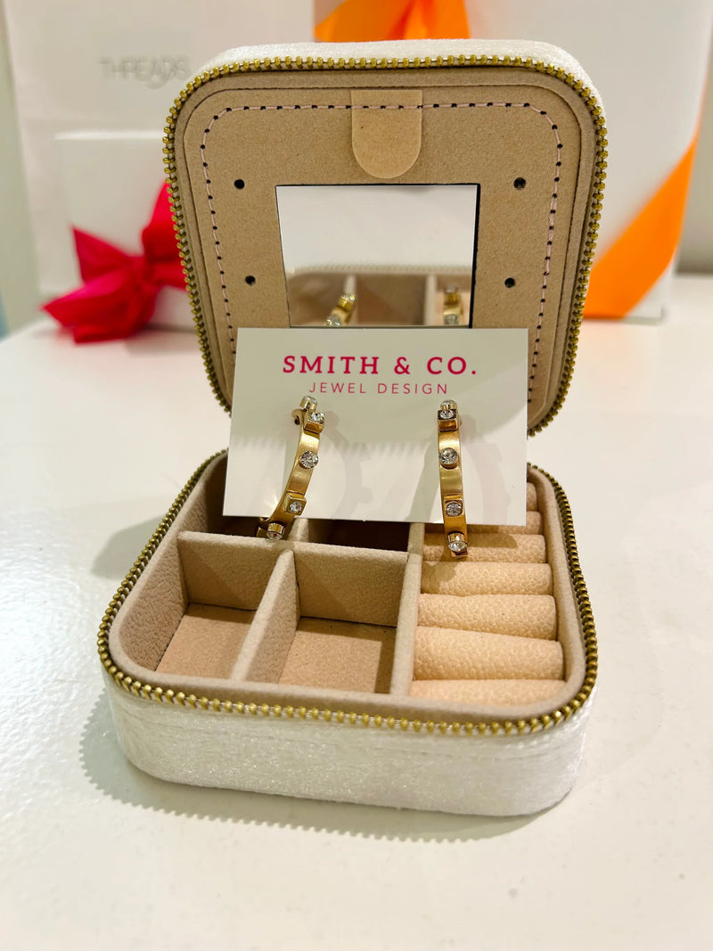 SMITH & CO. Metal Jewel Hoop