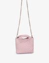 Everleigh Mini Tote in Pink, Taupe, Black and Off White