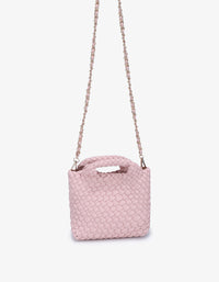 Everleigh Mini Tote in Pink, Taupe, Black and Off White