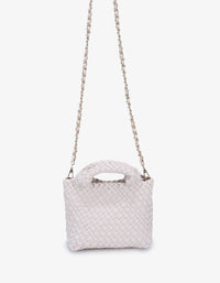 Everleigh Mini Tote in Pink, Taupe, Black and Off White