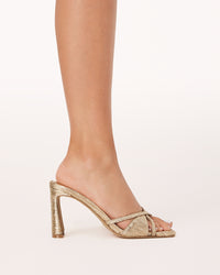 Billini Jessie Heel in Gold Texture