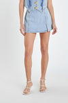 Lacey Denim Vest & Skirt Set