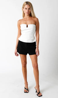 Lily Dress Shorts in Black