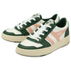 Gola Challenge Sneaker in White/Evergreen/Pearl Pink