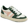 Gola Challenge Sneaker in White/Evergreen/Pearl Pink