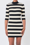 Denver Striped Knit Mini Dress