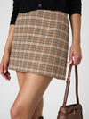 French Connection Gina Check Mini Skirt