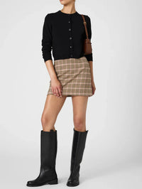 French Connection Gina Check Mini Skirt