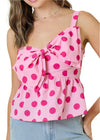 Livi Poplin Polka Dot Top