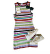 Cancun Striped Knit Mini Dress