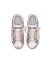 Philippe Model PRSX Low Top in Pink and Gold