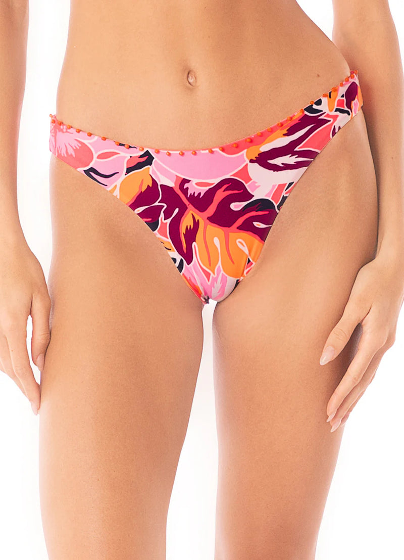 Maaji Coral Leafy Sublimity Bikini Bottom