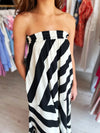 Moon River Strapless Maxi Dress