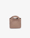 REMI/REID Everleigh Woven Mini Tote Taupe