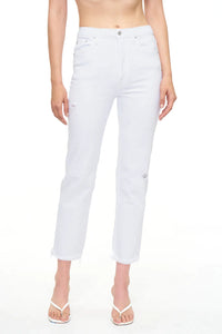 Pistola Charlie High Rise Jeans in White Vintage