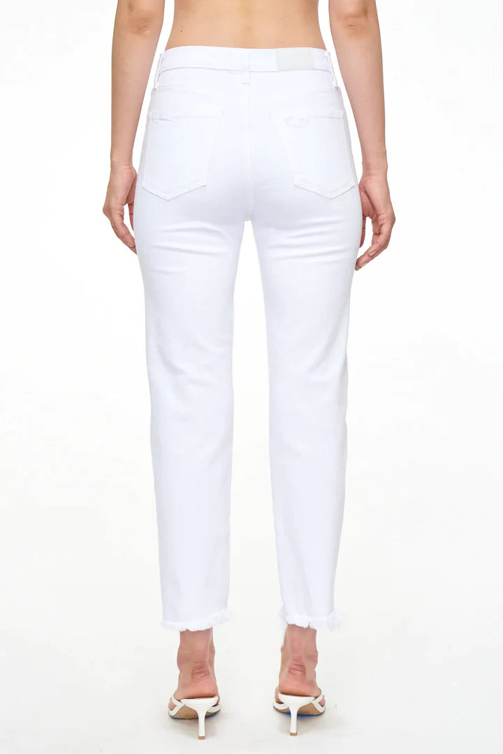 Pistola Charlie High Rise Jeans in White Vintage