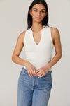 French Connection Cosysoft V-neck Sleeveless Jumper