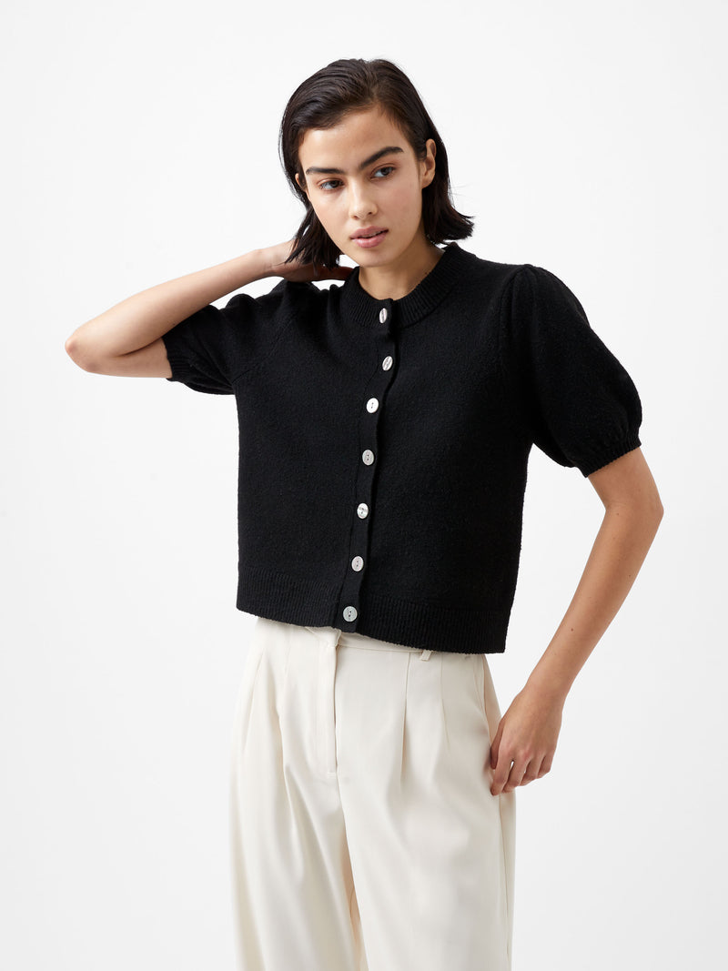 French Connection Vhari Puff Sleeve Cardigan