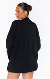 Show Me Your Mumu Ozzy Oversized Black Knit Sweater