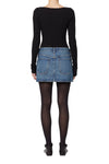 Agolde Alek Mini Skirt in Dwell