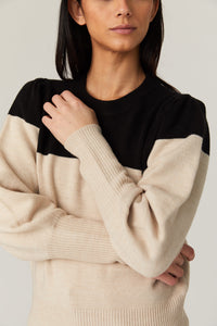 French Connection Babysoft Color Block Jumper